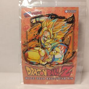 Dragon Ball Z Super Saiyan Goku NYCC Exclusive Enamel Pin Limited Edition Badge